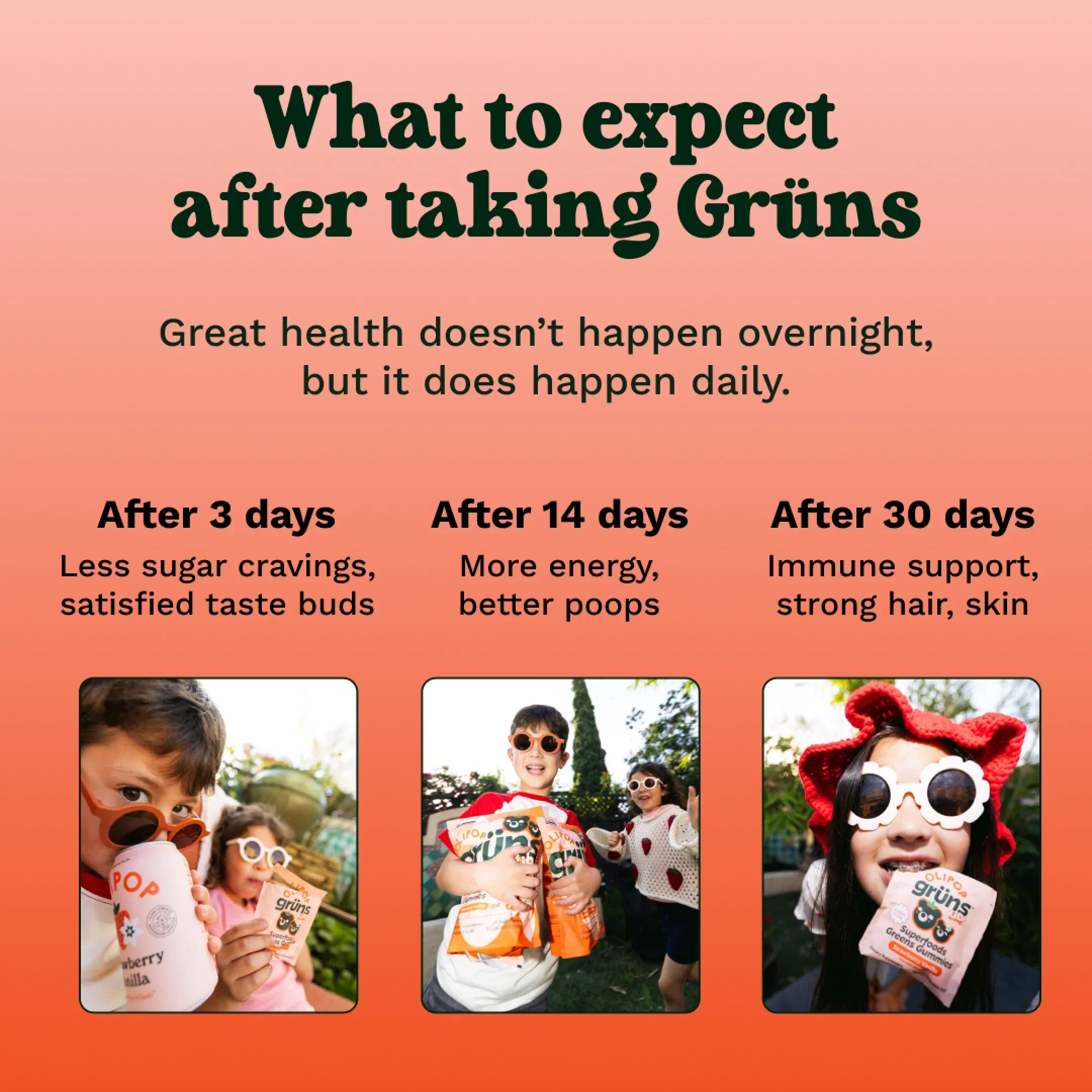 Grüns Kids OLIPOP® - Daily Pick